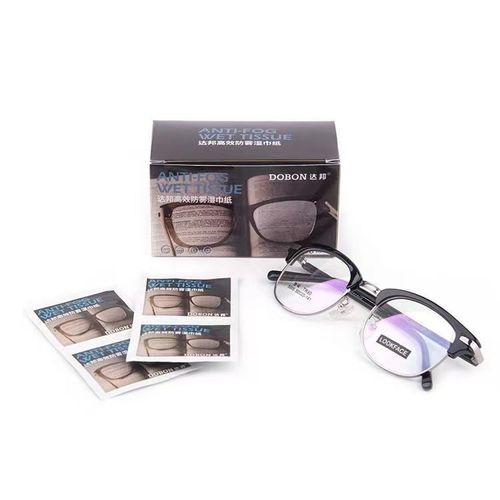 Anti-fog spectacle wipes individually packed, phone screen and lens cleaning cloth, disposable long-lasting anti-fog lens wipes