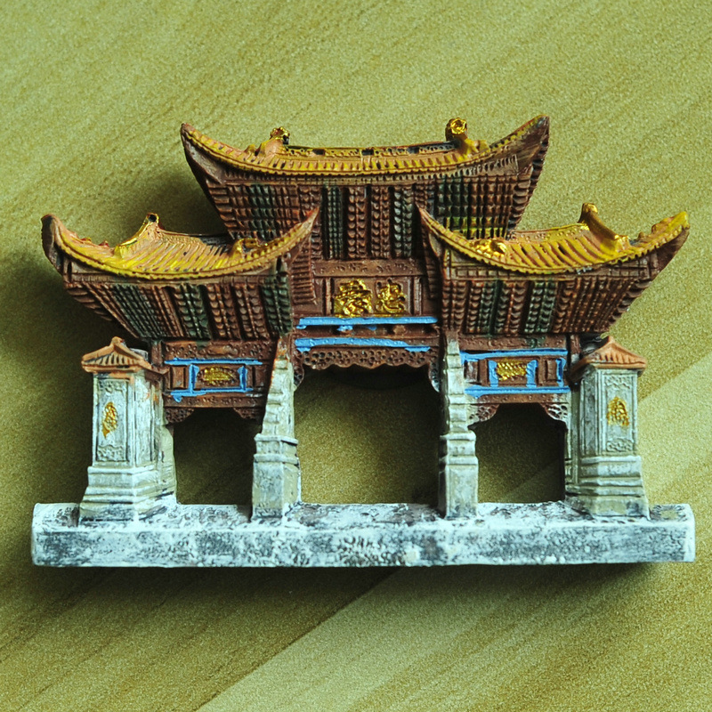 云南丽江大理香格里拉梅里雪山松赞林寺油画树脂创意冰箱贴包邮中|undefined