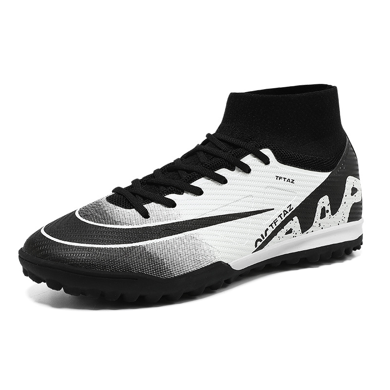 Nuevos zapatos de fútbol de alto nivel transfronterizos hombres y mujeres jóvenes clavos largos zapatos de entrenamiento de clavos rotos fábrica directa generación