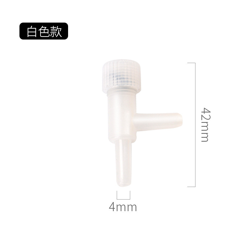 Fábrica de plástico Conector directo tanque de peces aireador bomba tubo de aire válvula de retención accesorios de acuario válvula de retención