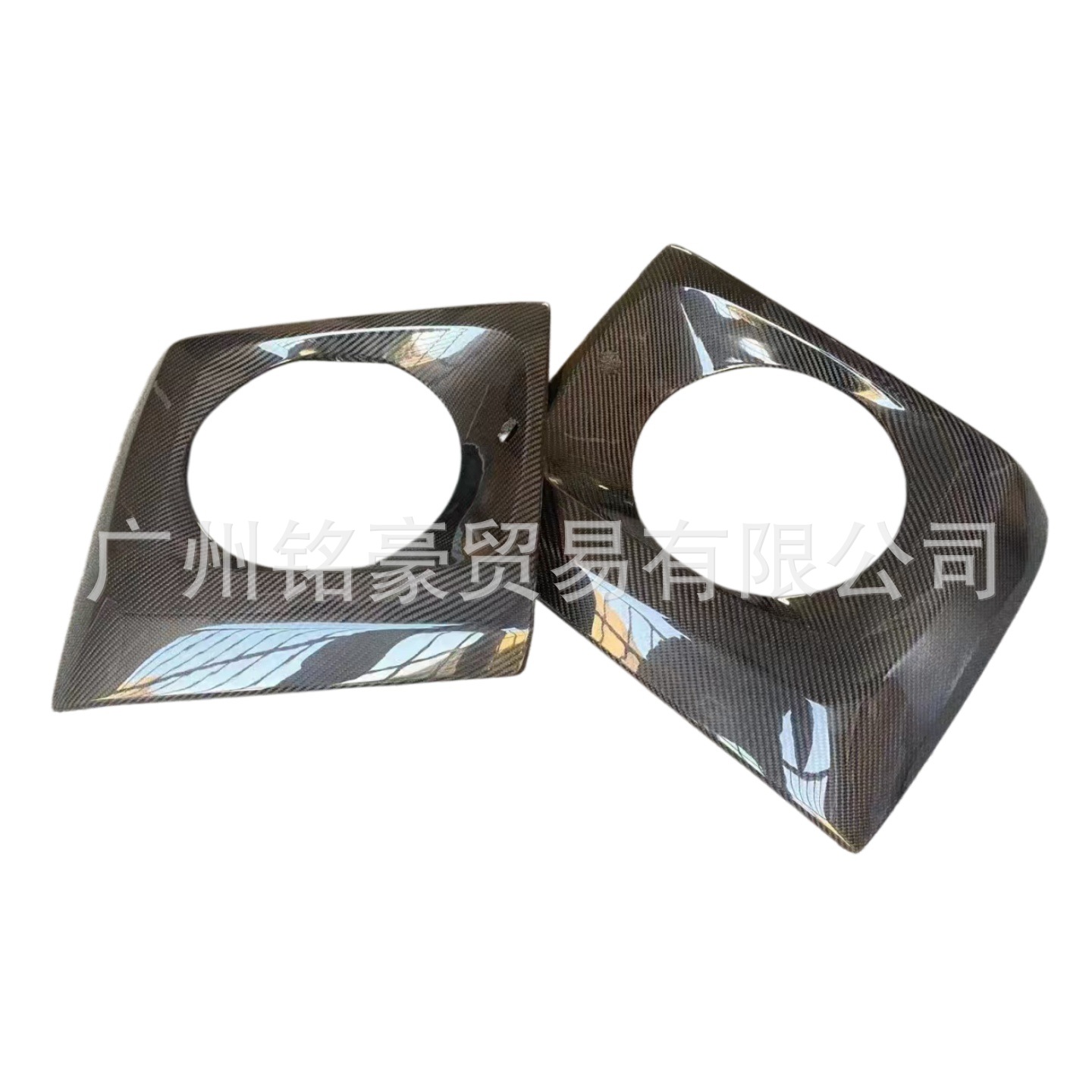 Suitable for Mercedes-Benz G-Class g500g63g350g400g550 modified shark headlight cover carbon fiber replacement lampshade