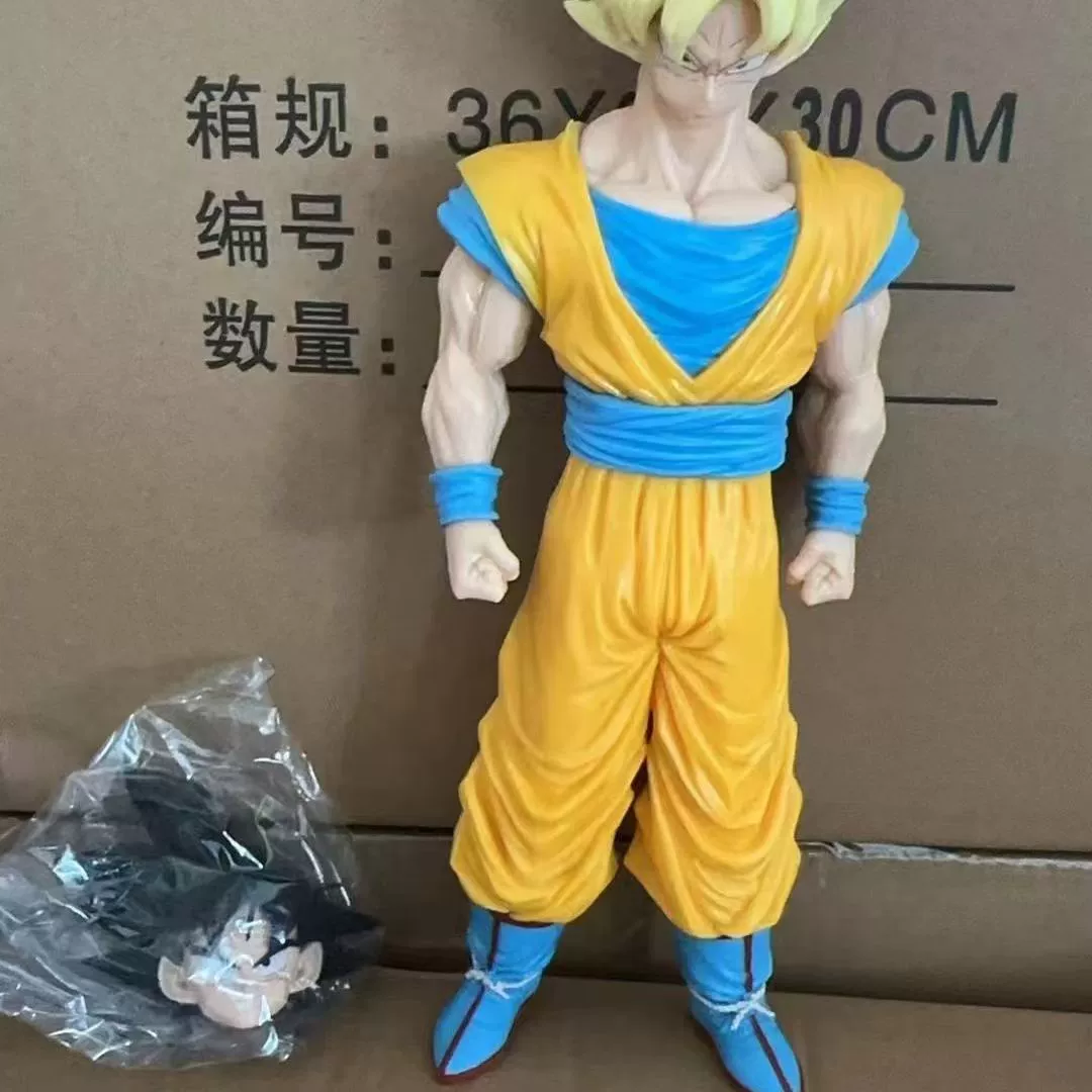 Реплика статуэтки Гоку из Infinite Z Warrior, двухголовая фигурка, стандартная версия Yakuma Tea, модель для рабочего стола, аниме-фэнтези