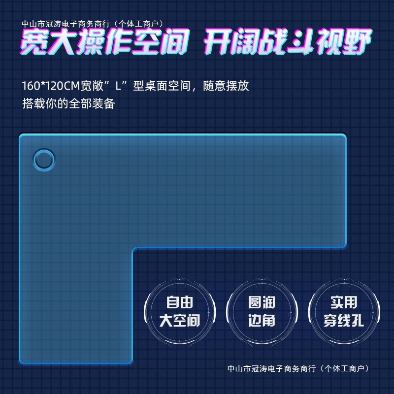 转角电脑桌电竞双人台式家用拐角式书桌书架组合卧室L型办公桌子|undefined