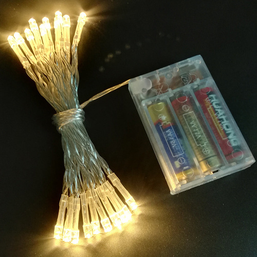 Cross-border LED string light battery light outdoor camping atmosphere light room layout holiday night light colorful light decorative light