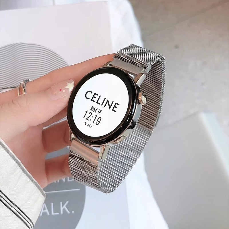 Samsung watch4/5/6/7 ウォッチミラネーゼストラップ Active2 グラデーション GearS3/S4 調整可能に適しています。|undefined