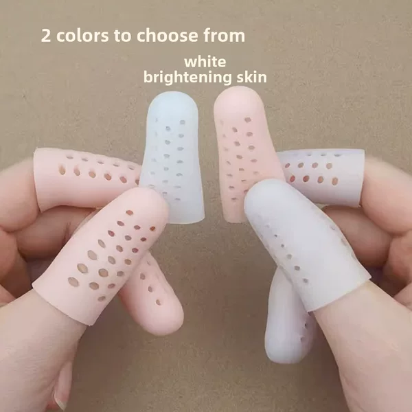 Silicone Finger Protector, Anti-drying, Moisturizing Finger Cover, Injured, Anti-wear, Anti-pain, Anti-slip, Breathable, Wear-resistant, Thickeneded Version