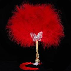 花嫁の羽の団扇は結婚して嫁ぎます。