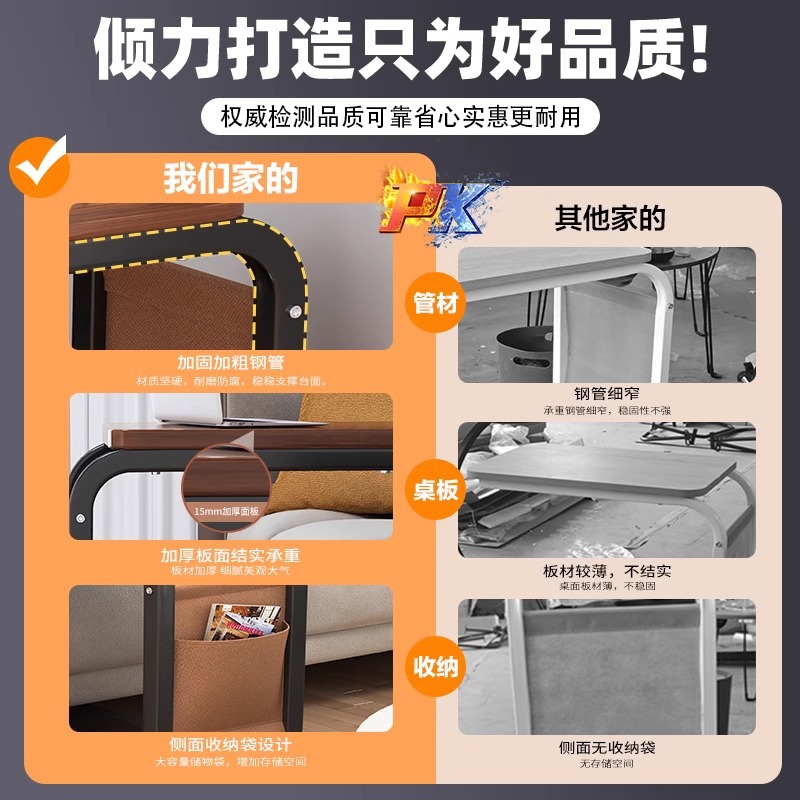 軽くて豪華な高級な辺のいくつかの移動可能な小さい車のソファーのサイドキャビネットのシンプルな現代の客間のお茶のいくつかの物置棚のベッドの頭の箱