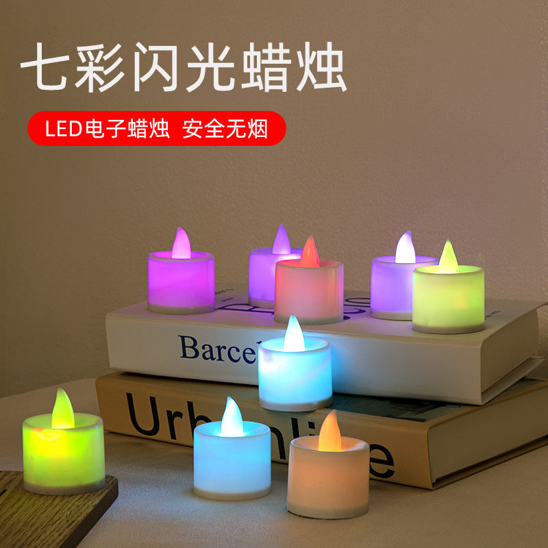 Led Electronic Candle Lights, Romantic Courtship, Wedding Bar Tea Candles, Proposal Candles, Creative Gifts, Wholesale from Manufacturers