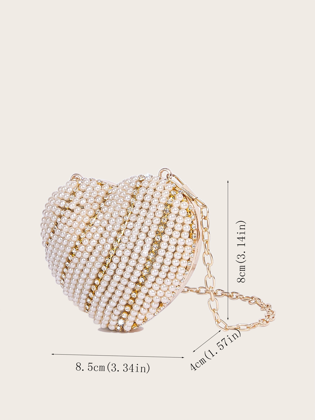 Handbag, Crossbody Bag Bags Type Daily Occasion Polyester Geometric Heart-shaped Evening Bags