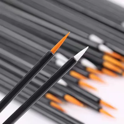 50 pieces/pack manufacturer eyeliner brush portable single waterproof fiber lip brush portable makeup brush growth serum brush