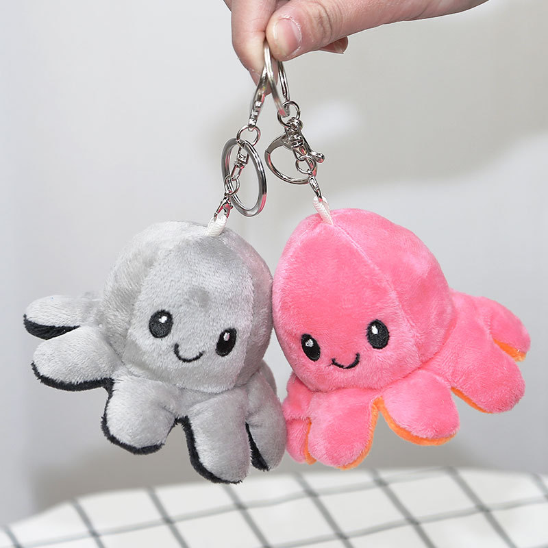 Simple Style Octopus Pp Cotton Patchwork Bag Pendant Keychain display picture 2