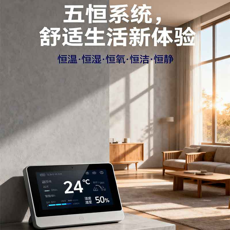 Full Air Radiant Water Intelligent Five-Constant System for Home Use, Providing a Comfortable Environment Throughout the House, Including Central Air Conditioning, Fresh Air, and Underfloor Heating Full Air Radiant Water Intelligent Five-Constant System for Home Use, Providing a Comfortable Environment Throughout the House, Including Central Air Conditioning, Fresh Air, and Underfloor Heating
