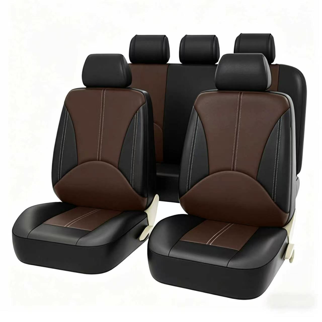 Amazon Mexico Foreign Trade Universal Car Seat Cover Pu Leather Artificial Leather Pvc Spliced Leather Amazon Cross-Border