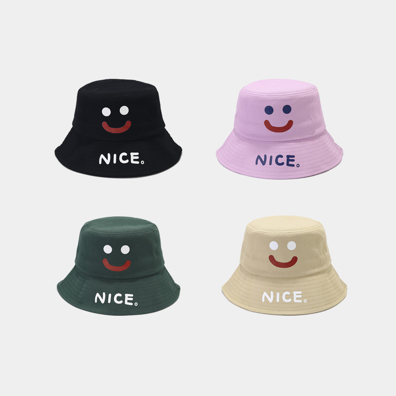 Estilo japonés artístico fresco sonriente carta sombrero de pescador mujer estilo coreano lindo estudiante pareja protección solar sol sombra cuenca sombrero