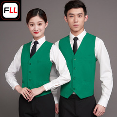 Hotel Work Uniform Vest Spring and Autumn KTV Bar Lounge Nightclub Billiard Hall Female Waitress Work Vest