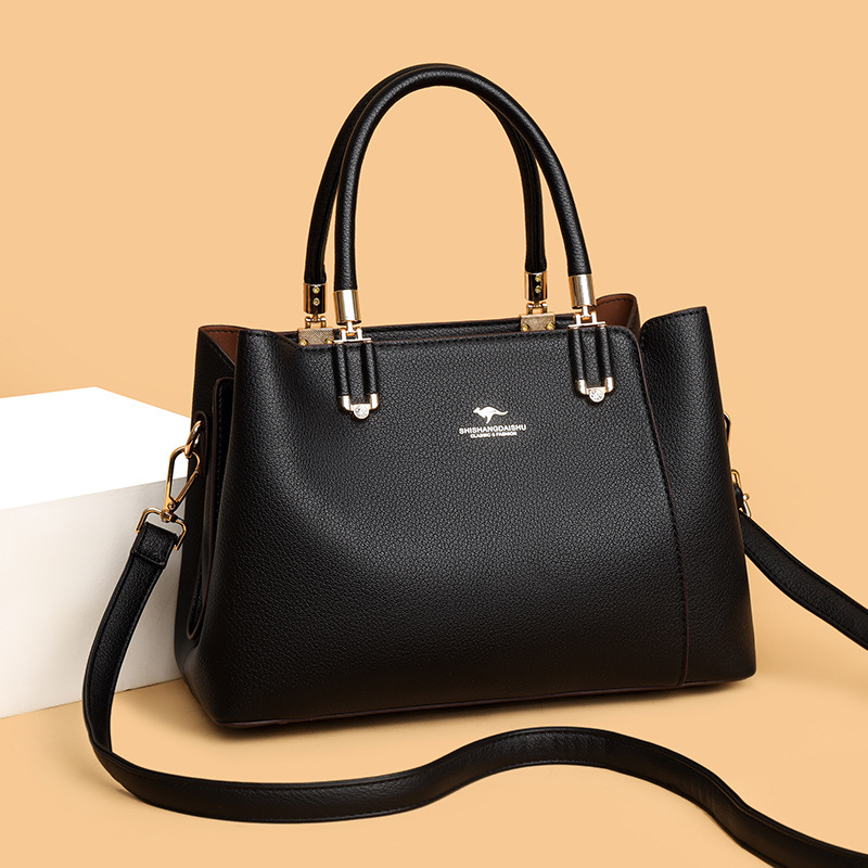 Cross-Border New Kangaroo Handbag Large Capacity Shoulder Handheld Crossbody Bag Women's One-Piece Dropshipping_voghion.com