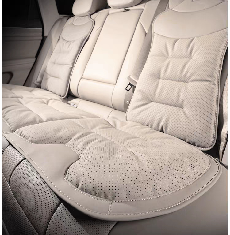 Car seat cushion for all seasons, high-end Nappa leather, export wholesale, foreign trade seat cushion, single-piece seat cover for the rear row