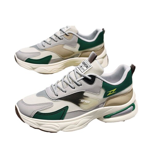 2025 Men's Summer Breathable Versatile Anti-Odor Wear-resistant Mesh Sports Casual Thick Sole Teenage Father-in-Law Trendy Shoes