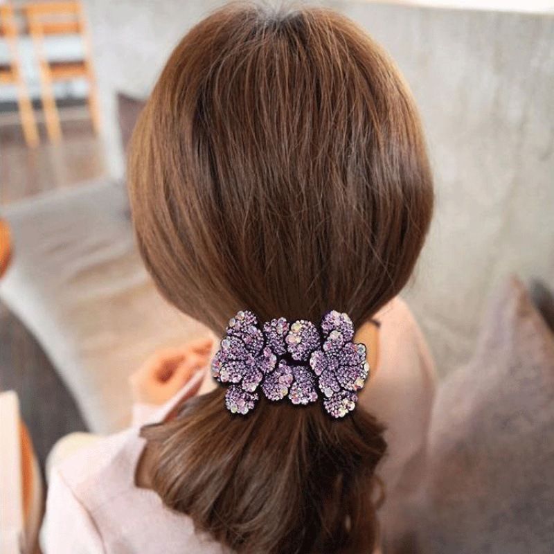 Women's Elegant Flower Arylic Hair Claws display picture 1