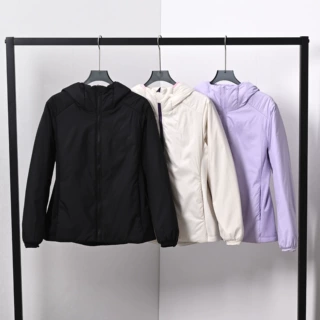 鸟家阿童木女款棉服户外连帽C棉保暖透气防风拉链长袖外套夹克