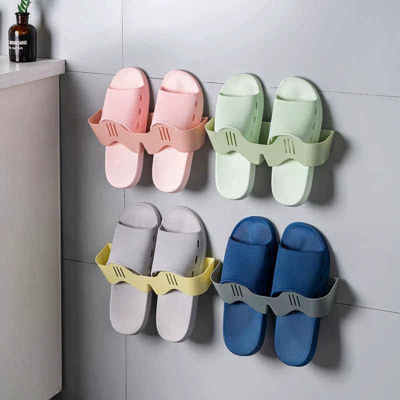 Настенная полка для тапочек, простая подставка для обуви, крючок для хранения над дверью, полка для обуви у входа, стеллаж для хранения в общежитии, без сверления.