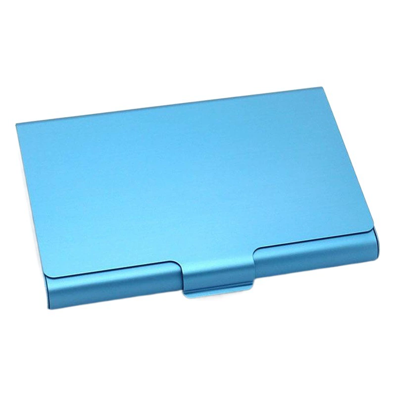 Точечная деловая коробка для визитных карточек из алюминиевого сплава, коробка для кредитных карт, коробка для банковских карт, портативная складная металлическая коробка для хранения визиток