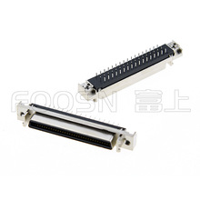 三菱、松下、安川伺服电机插座SCSI 68芯 直插180度母座 CN型接口