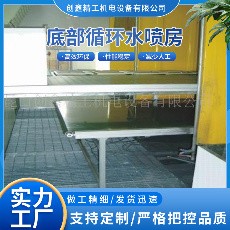 加工定制底部循环水喷房   液体涂装设备