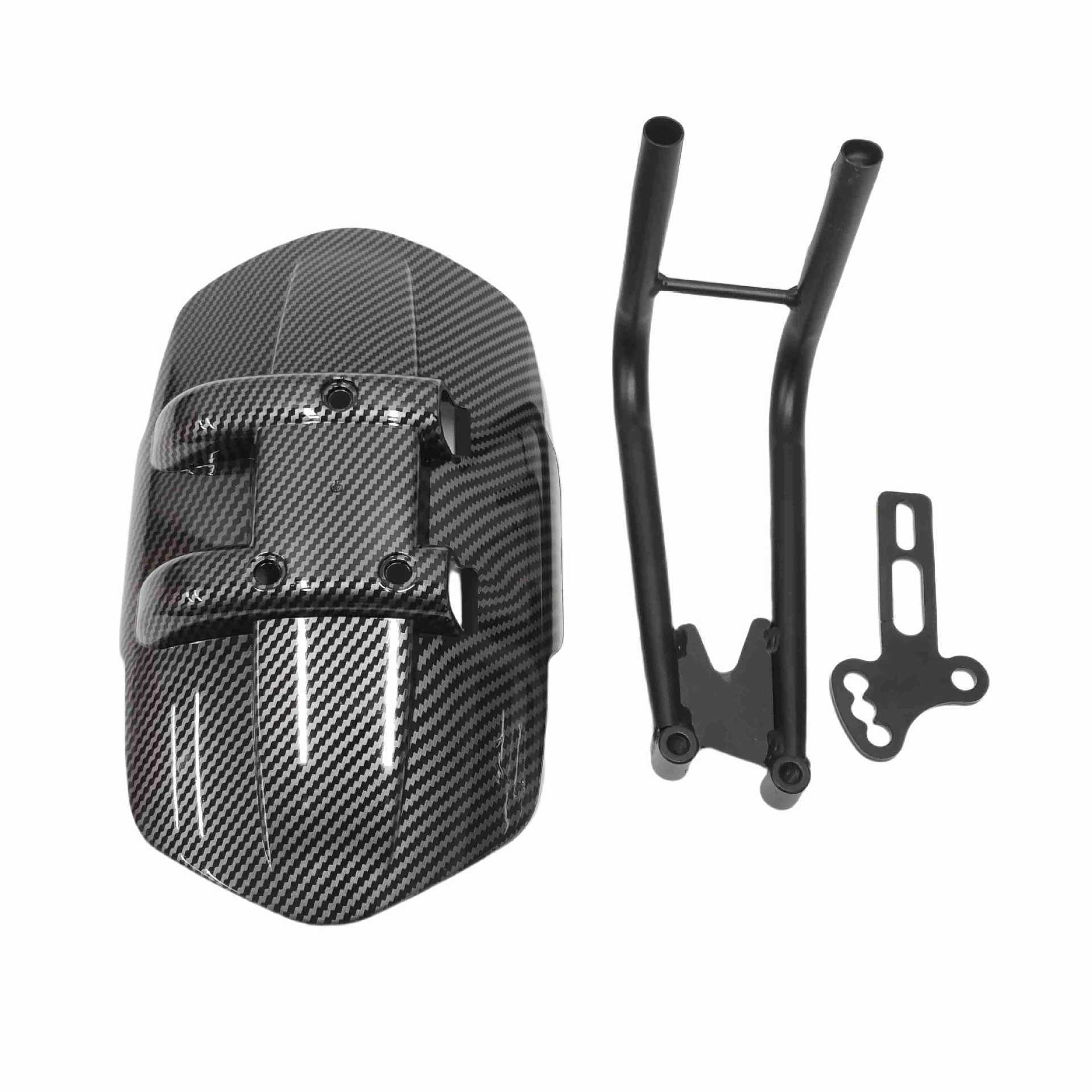 Daniu N7N9N9Gt Bull 10inch 12inch Universal Water Transfer Printing Iron Double-Tube Rear Fender Mudguard for Moped