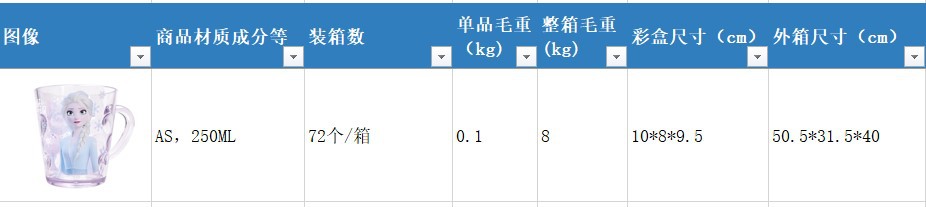 水晶杯尺寸