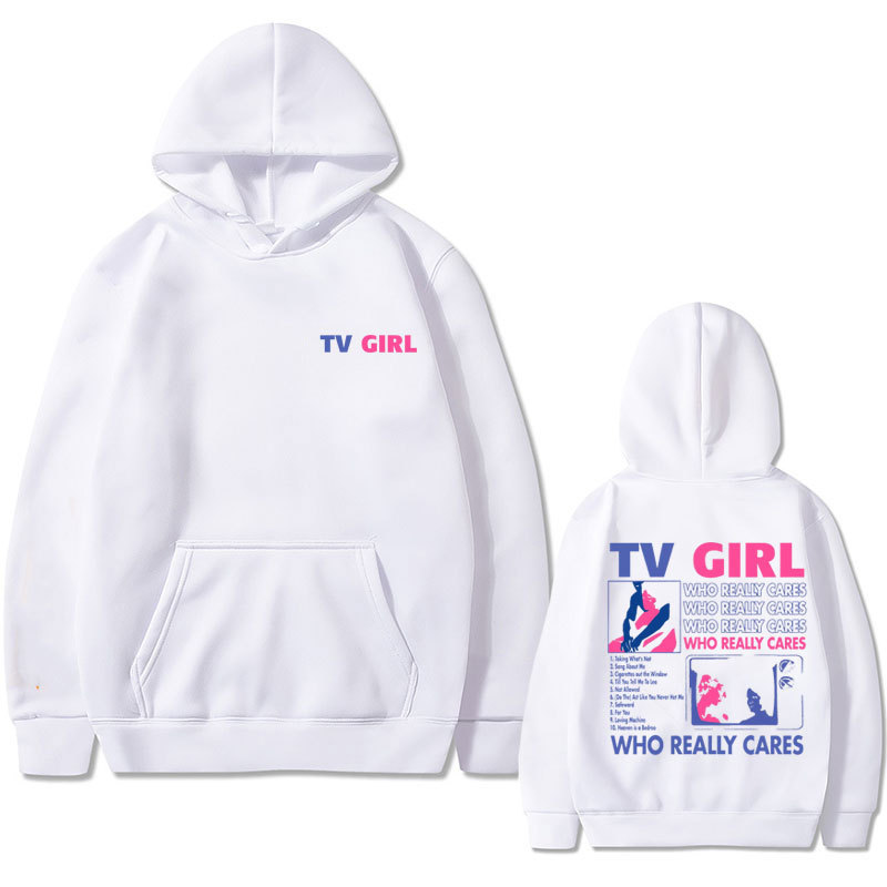 New TV Girl Hoodie Who Really Cares Album Print Men Woman Ho