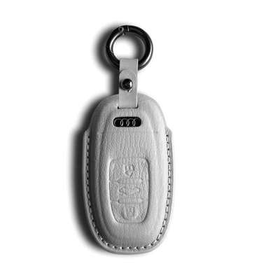Car key bag — A3 A6L Q5L A8L - audi-model-b-elephant-gray-cover-round-buckle