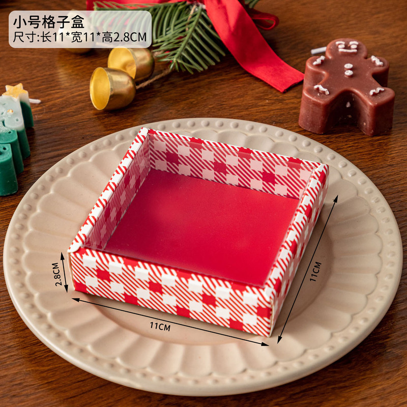 クリスマス包装箱牛革紙箱折り畳み箱漫画焙煎キャンディークッキークリスマスプレゼント箱お土産箱|undefined