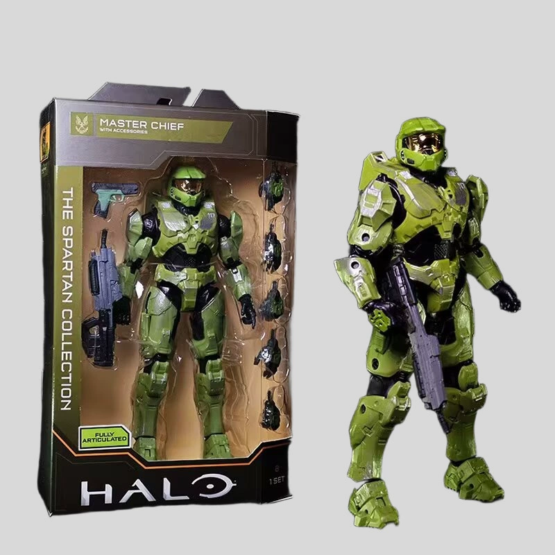 Qian Zhi Lian WCT Halo Infinite 6,5-дюймовый Мастер-Чиф, три цвета в наличии, подвижная фигурка, фигурка на карточке
