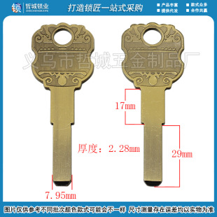 [B818] flat embryo key embryo key blank random delivery