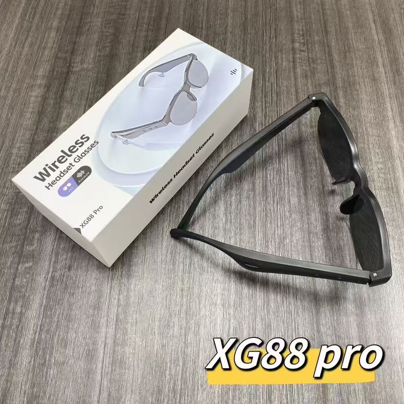 Cross-Border Hot-Selling Ai Smart Bluetooth Glasses Xg88 Pro Sunglasses for Sports and Calls, Wireless Audio Glasses with Dual Earbuds Cross-Border Hot-Selling Ai Smart Bluetooth Glasses Xg88 Pro Sunglasses for Sports and Calls, Wireless Audio Glasses with Dual Earbuds