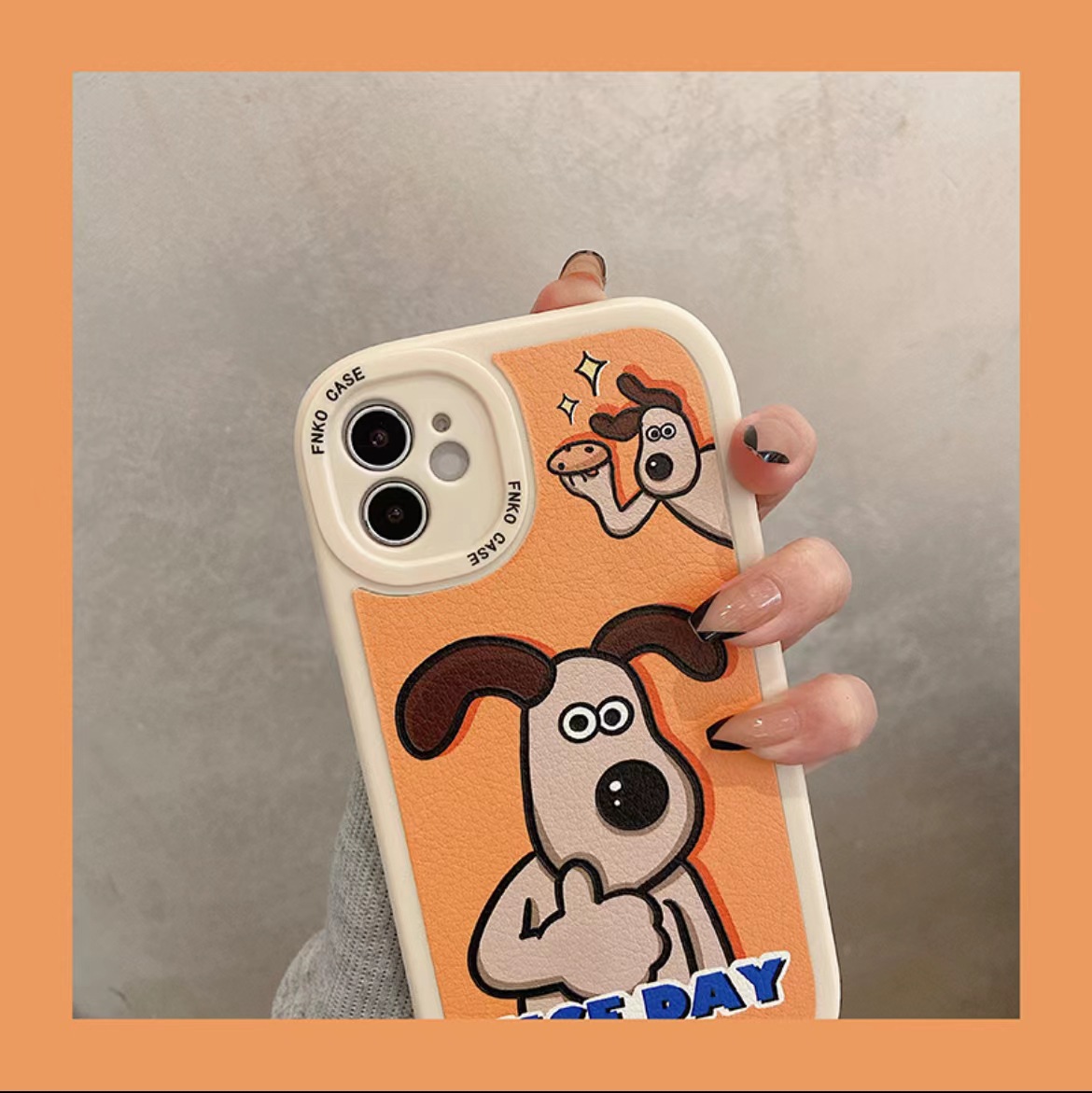 Custodia per cellulare con cane per iphone, cover alla moda_voghion.com
