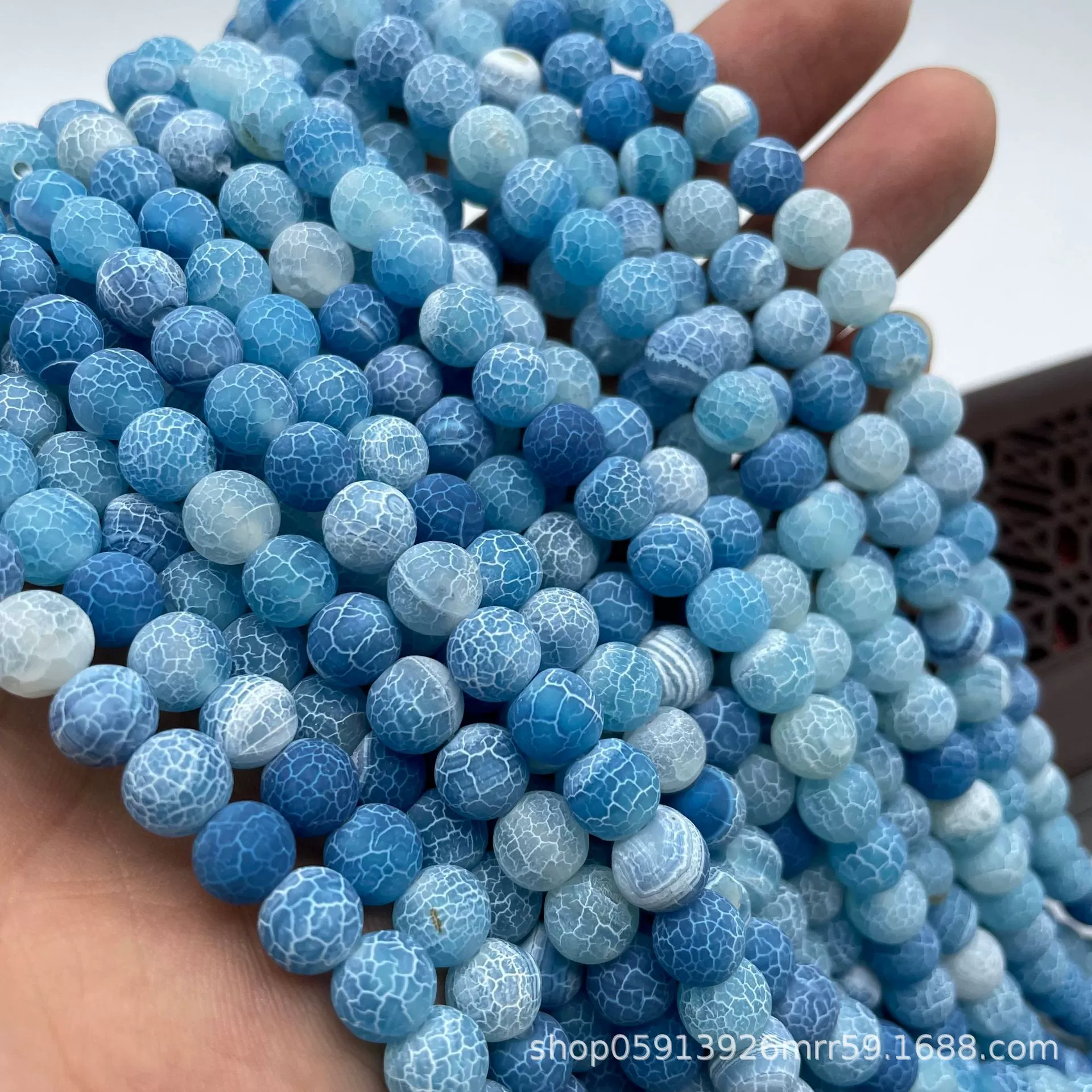 Organic agate matte accessory, accessories, round beads, DIY