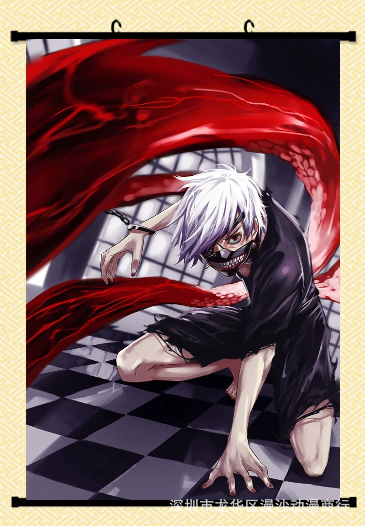 Cross-border Tokyo Ghost Ghost Kimmuye HD poster Around the dormitory decorative jewelry wall sticker anime hanging painting DIY