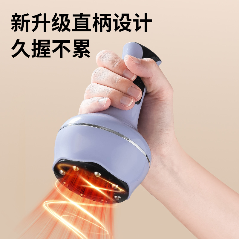 Shop's Best-Selling Electric Heating Meridian Brush for Home Use, Multifunctional Cupping and Scraping Device for Whole Body Use