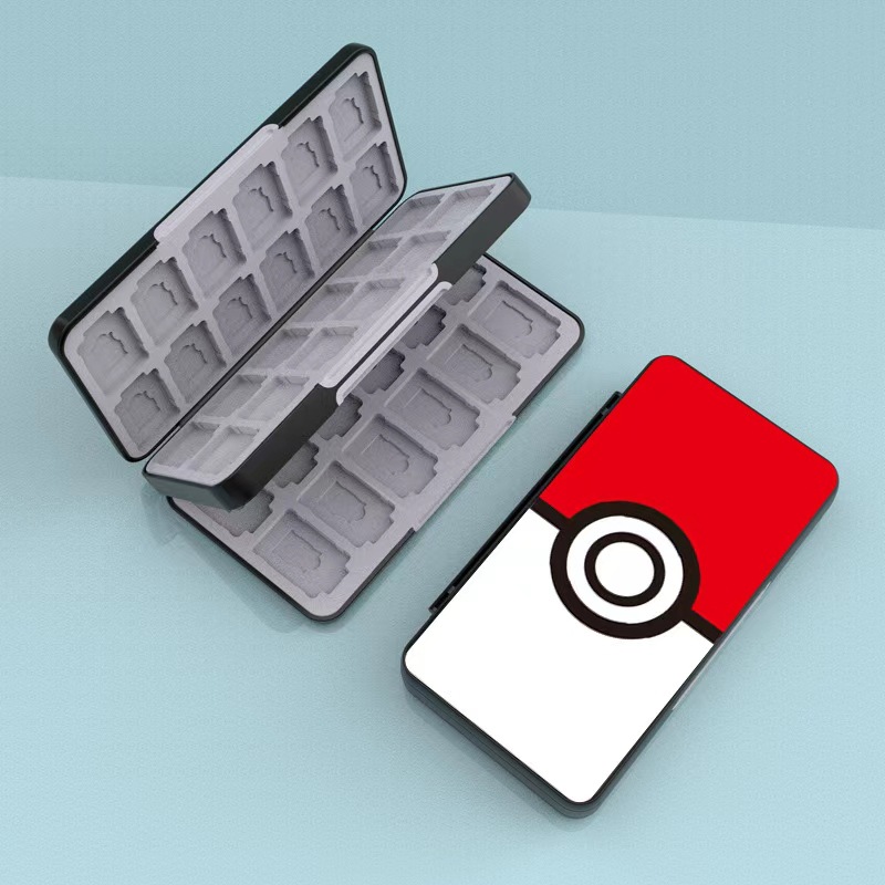 Caja de tarjetas de Nintendo switch Caja de almacenamiento de cinta de tarjetas Caja de tarjetas de juego Paquete de tarjetas magnético oled Caja de tarjetas de 48 bits de gran capacidad