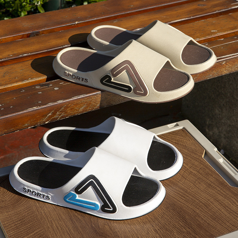 Slippers Men's Summer Outer Wear Non-slip Thick Bottom Sports Korean Style Fashionable Home Bathroom Non-slip Deodorant Sandals for Men Slippers Men's Summer Outer Wear Non-slip Thick Bottom Sports Korean Style Fashionable Home Bathroom Non-slip Deodorant Sandals for Men
