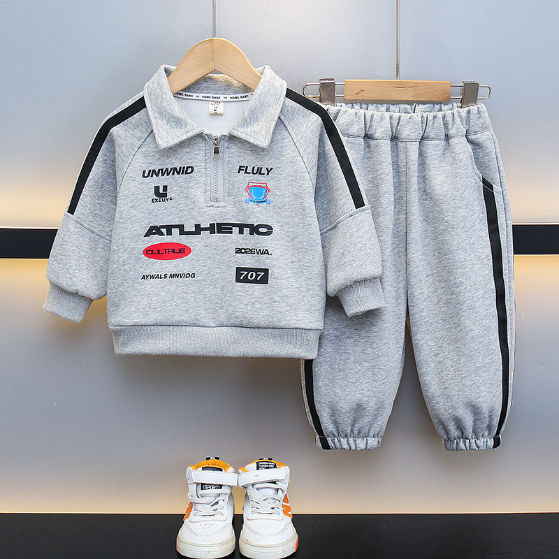 7697 suéter retro POLO para niños 2025 nuevo traje de motocicleta para niños pequeños y medianos top primavera hermosa de moda