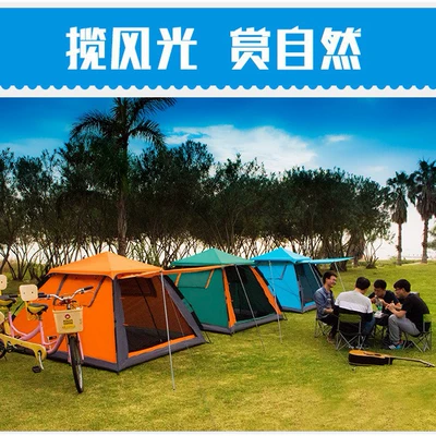 Avtomobil dam çadırları: camping thickened 2 people 3-4
