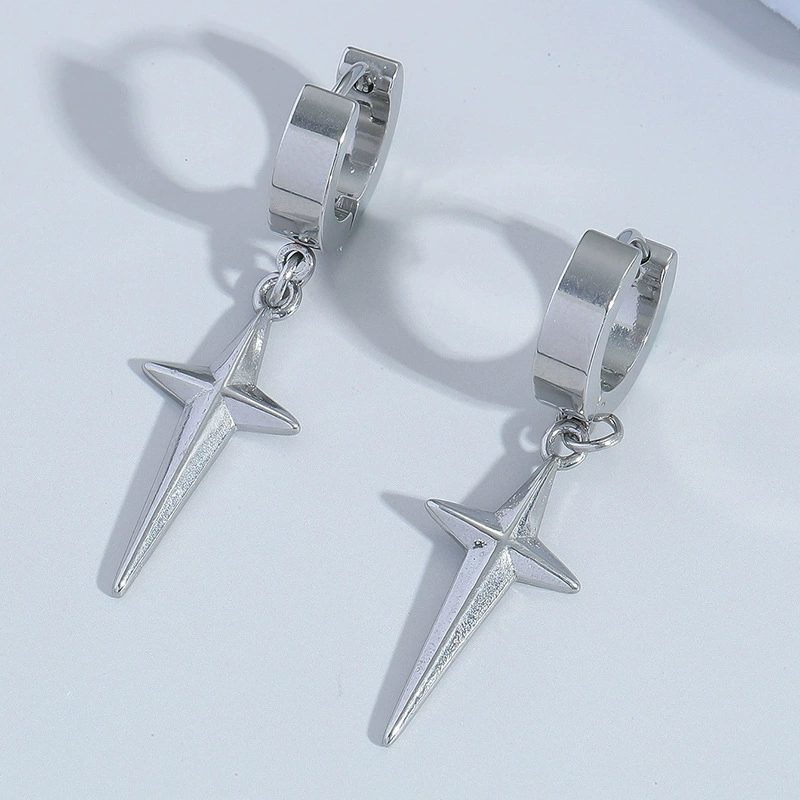 Сережки из нержавеющей стали, подвеска, модный металлический аксессуар, европейский стиль, прямые продажи с завода