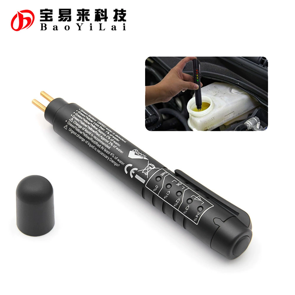 Тестер тормозной жидкости Ручка для проверки тормозного масла Ручка для проверки тормозной жидкости без упаковки