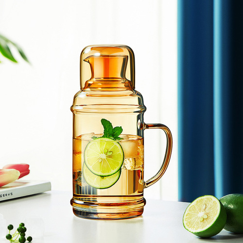 Wholesale cold kettle glass kettle high temperature resistant thickened high borosilicate glass cold kettle high appearance household large capacity