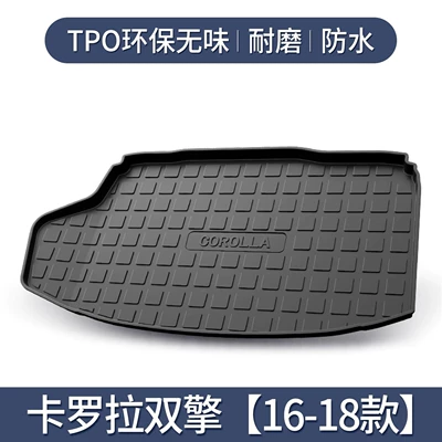 Corolla Trunk Mat 2026 Dual-Engine: Trunk Mat - corolla-dual-engine-version-model-16-18-exclusive-3d-stereo-high-edge-10090