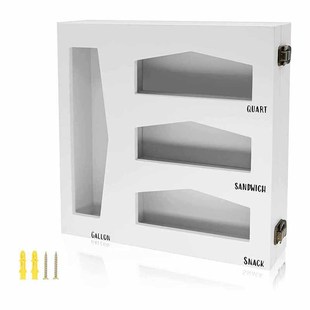 Bamboo Wood Storage Box Kitchen Plastic Wrap Sealed Bag Bamboo Box Tin Foil Paper Roll Cutting Wooden Box